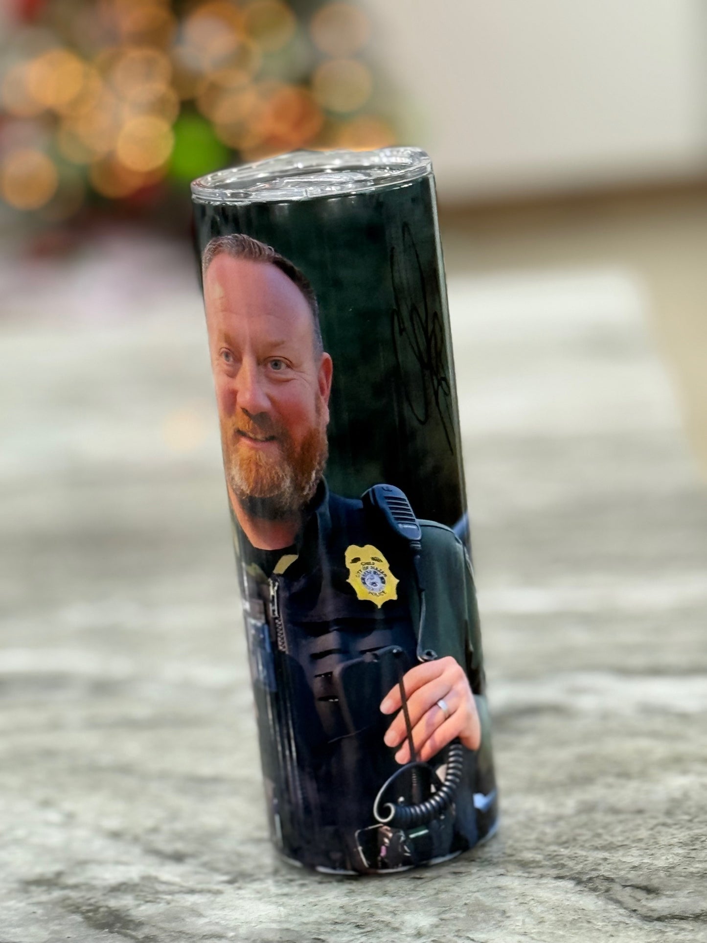 Chief Bradley signed Insulated Cup